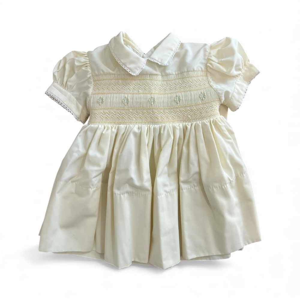 Elegant Cream Kids Formal Dress